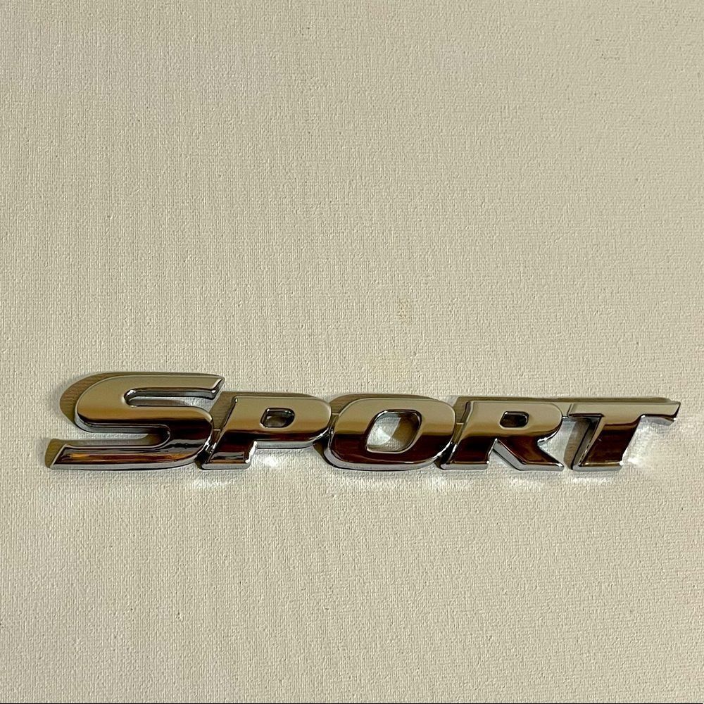 Sport premium car side fender rear trunk emblemNWT